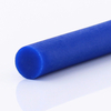 Courroie ronde en polyuréthane 84 ShA bleu ultramarine rugueuse Ø 10mm